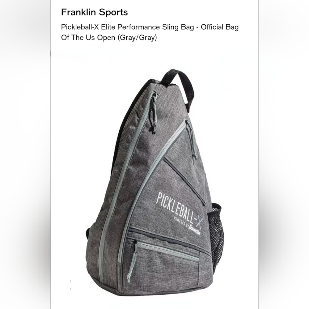 BUNDLE Franklin Sports Pickleball-X Elite Performance Sling Bag & PRO PENN Bag - Picture 2 of 16